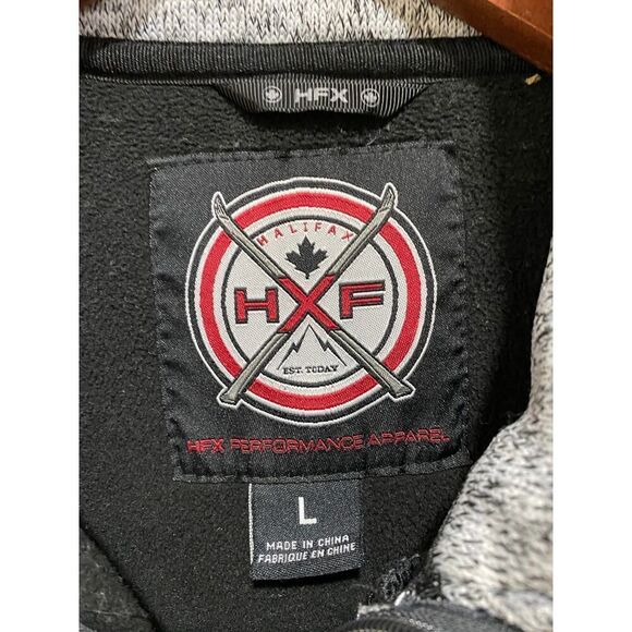 Halifax HFX High Performance Luna Knit Jacket in Heather Gray Women's Size L - Picture 6 of 11